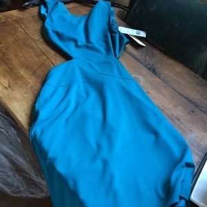 Stunning Nicole Miller Blue cocktail dress NWT